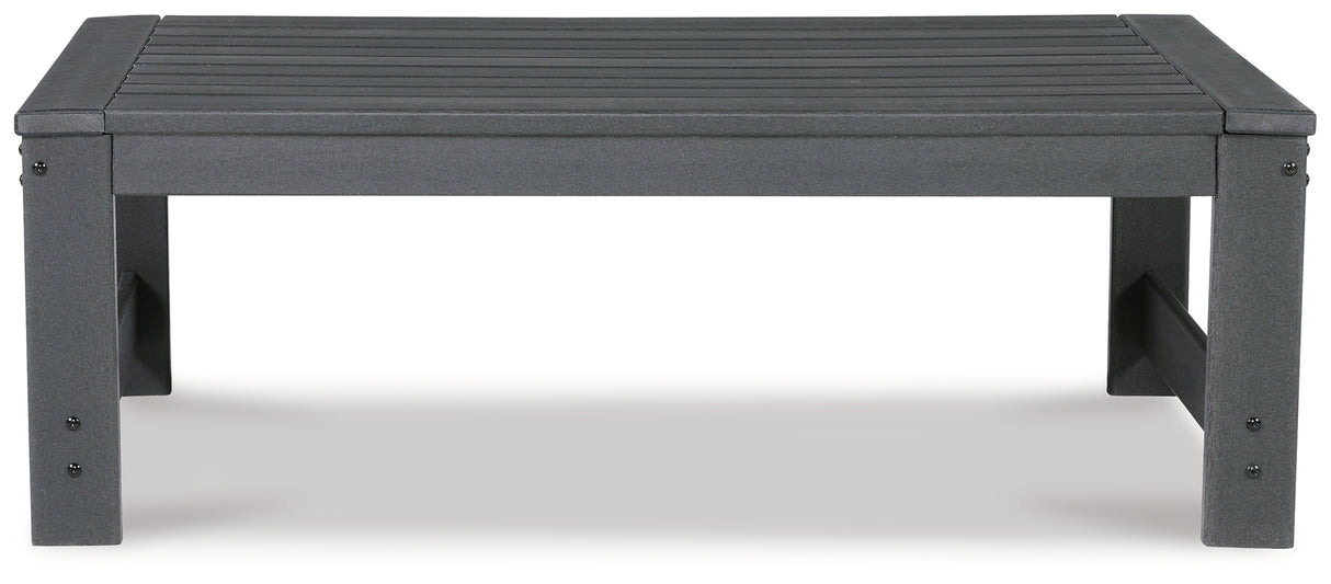 Amora Charcoal Gray Outdoor Coffee Table