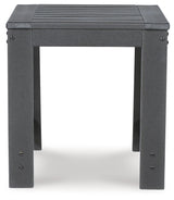 Amora Charcoal Gray Outdoor End Table