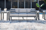 Amora Charcoal Gray Outdoor Sofa With Cushion