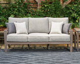 Hillside Gray/Brown Barn Outdoor Sofa With Cushion