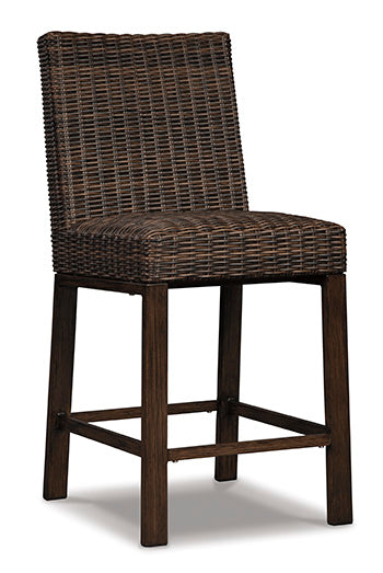 Paradise Medium Brown Trail Bar Stool (Set Of 2)