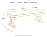 Beachcroft Outdoor Dining Table with 4 Chairs and Bench