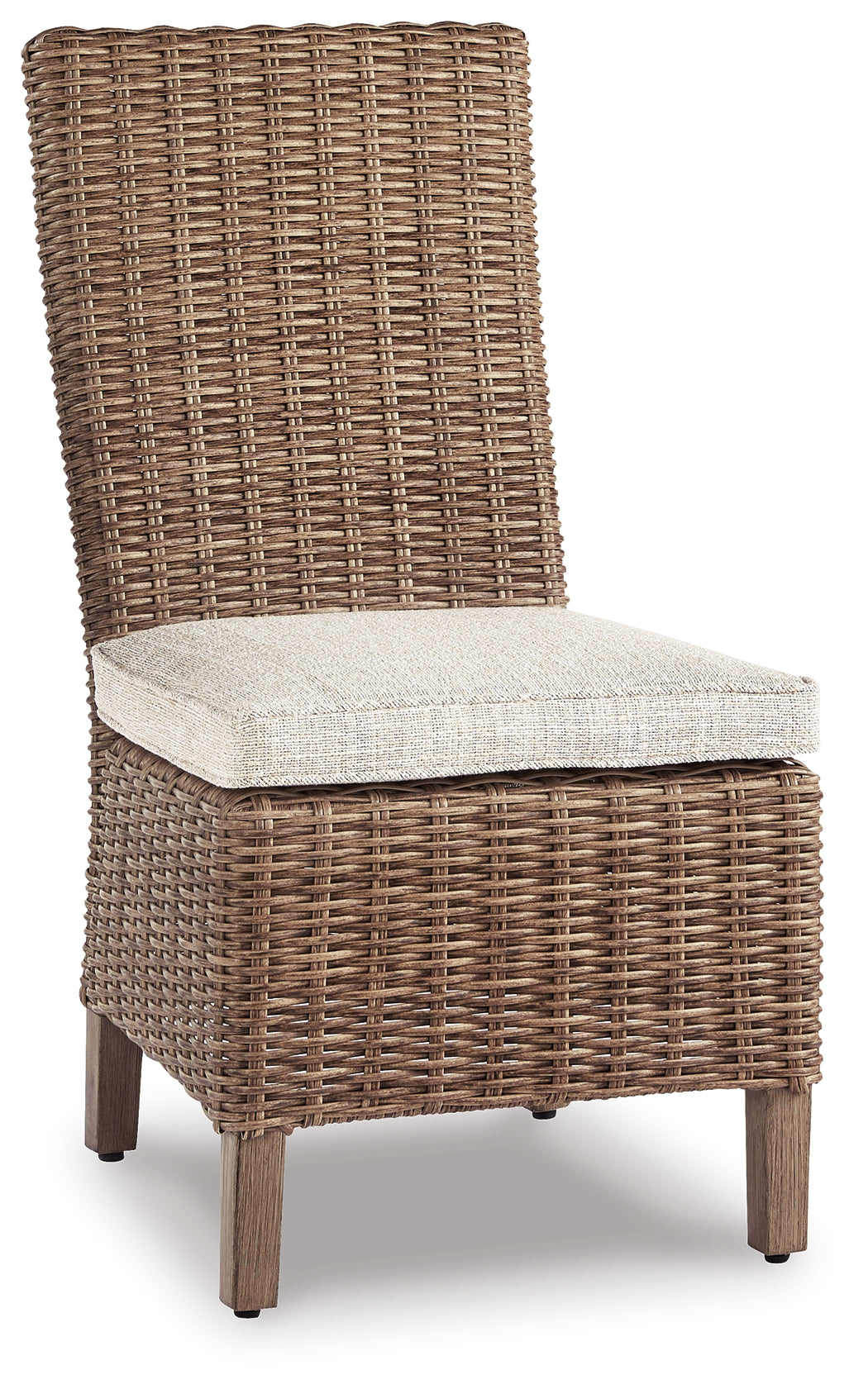 Beachcroft Beige Side Chair With Cushion (Set Of 2)