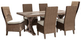 Beachcroft Outdoor Dining Table with 6 Chairs