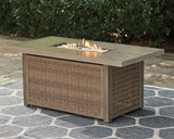 Beachcroft Beige Fire Pit Table