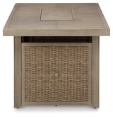 Beachcroft Beige Fire Pit Table