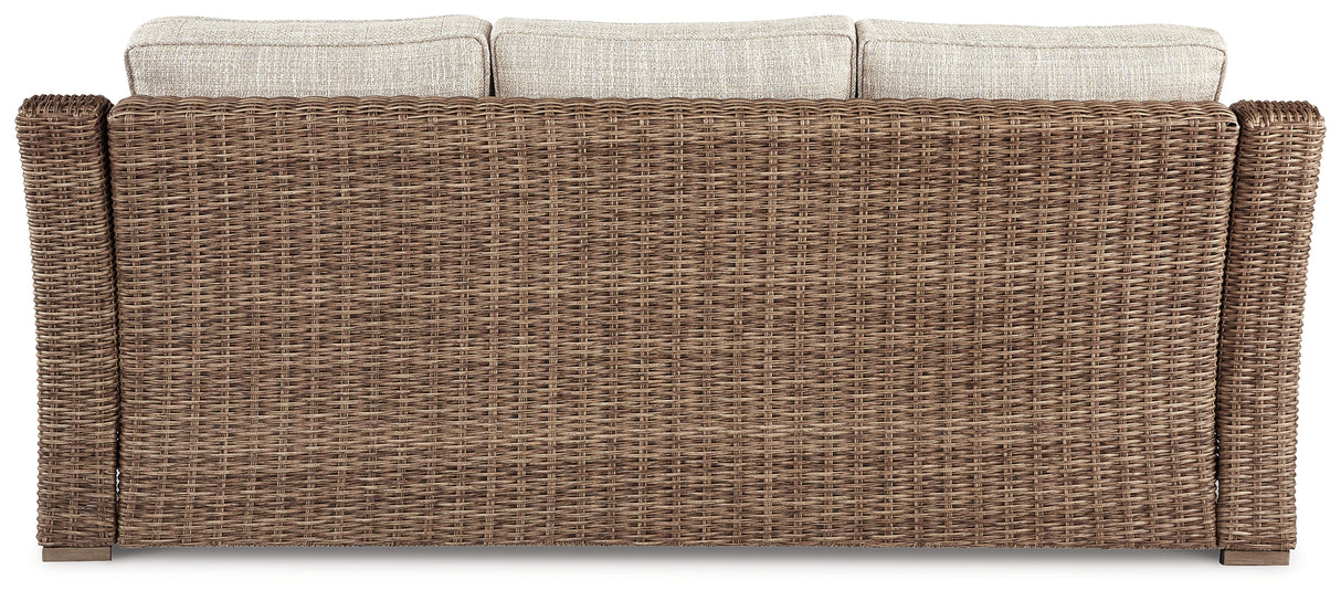 Beachcroft Beige Sofa With Cushion