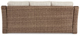 Beachcroft Beige Sofa With Cushion