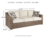 Beachcroft Beige Sofa With Cushion