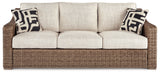 Beachcroft Beige Sofa With Cushion