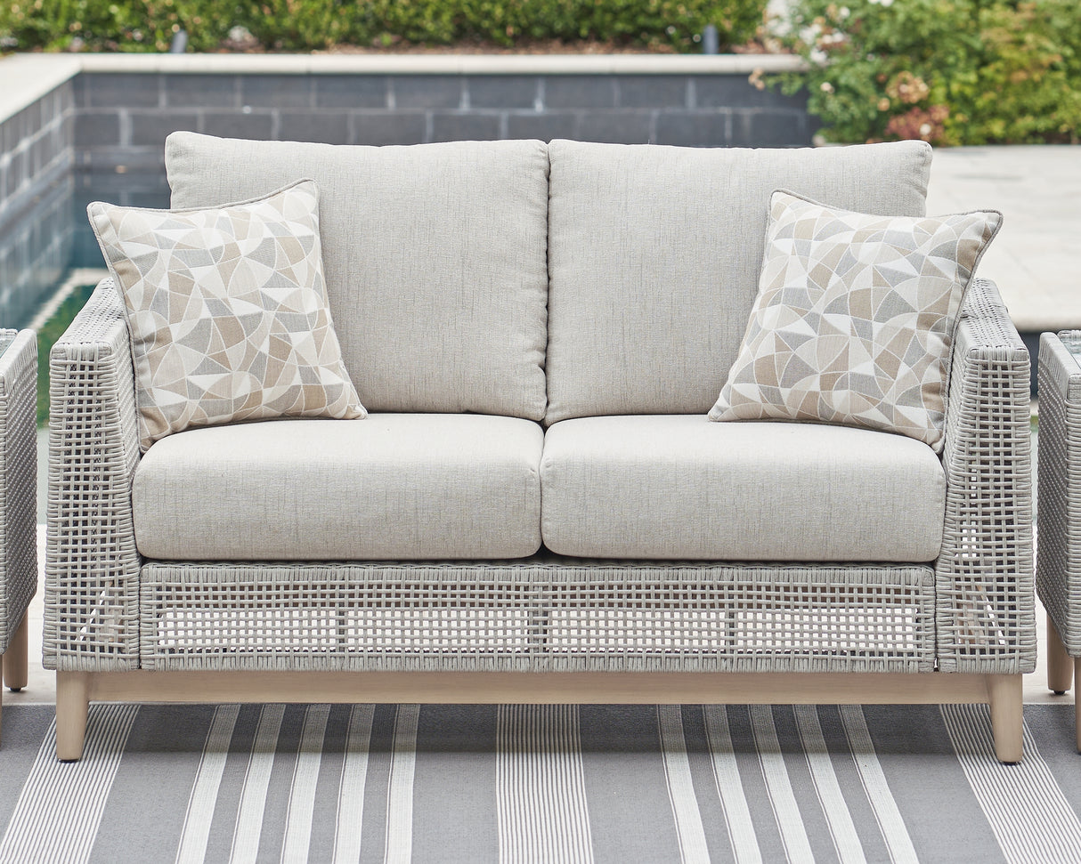 Seton Gray Creek Outdoor Loveseat With Cushion