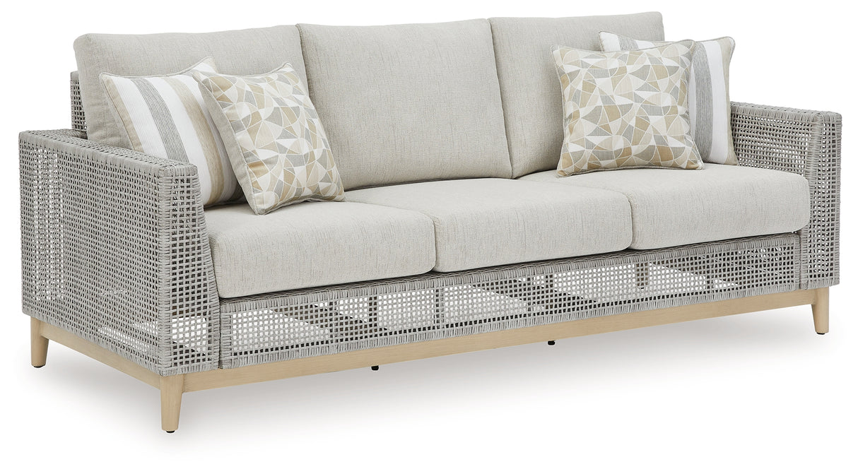 Seton Gray Creek Outdoor Sofa With Cushion