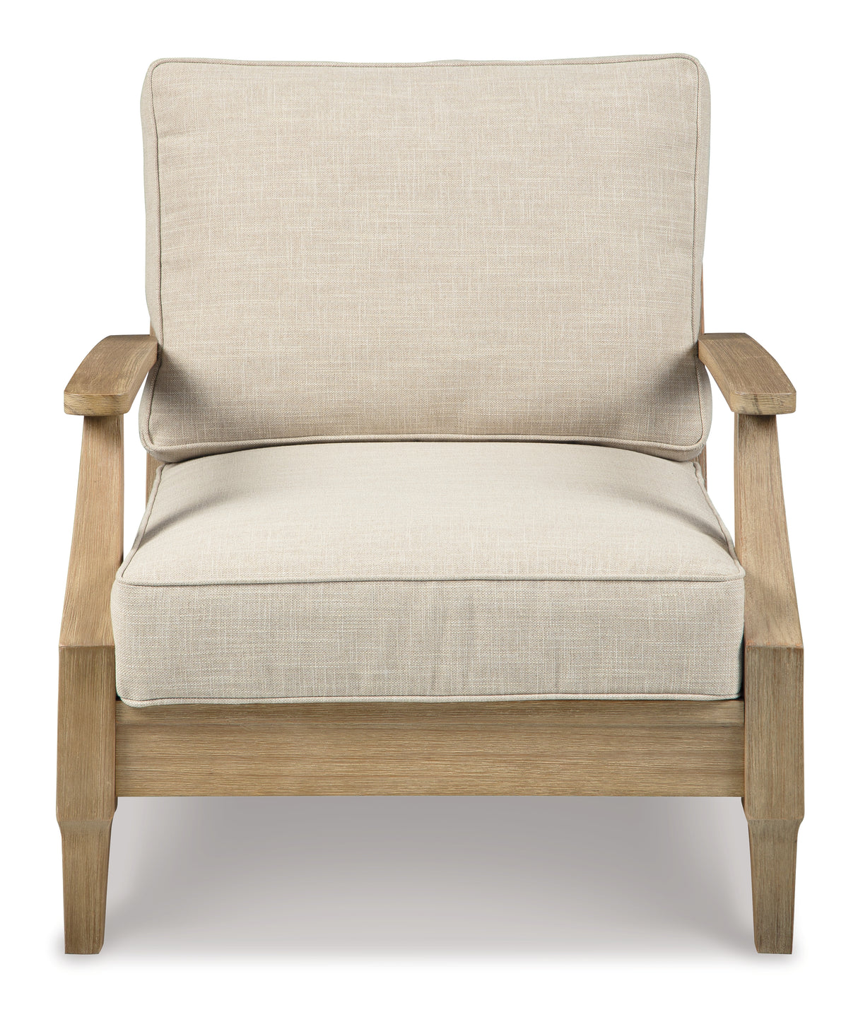 Clare Beige View Lounge Chair With Cushion