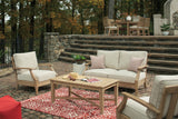 Clare Beige View Loveseat With Cushion