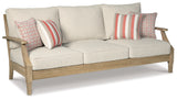 Clare Beige View Sofa With Cushion