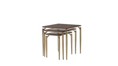 Plaza Nesting Table (Plaza  Walnut)