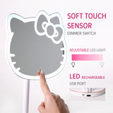 Hello Kitty LED Rechargeable Makeup Mirror