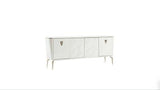 Plaza Dining Table (Ivory)