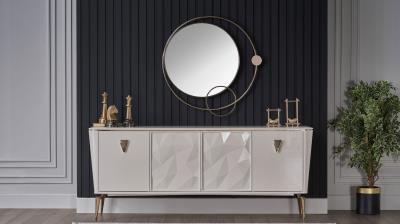 Plaza Buffet Mirror (Ivory)