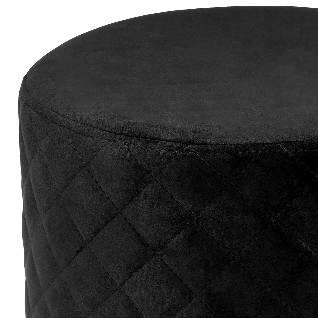 Olivia Quilted Vanity Ottoman