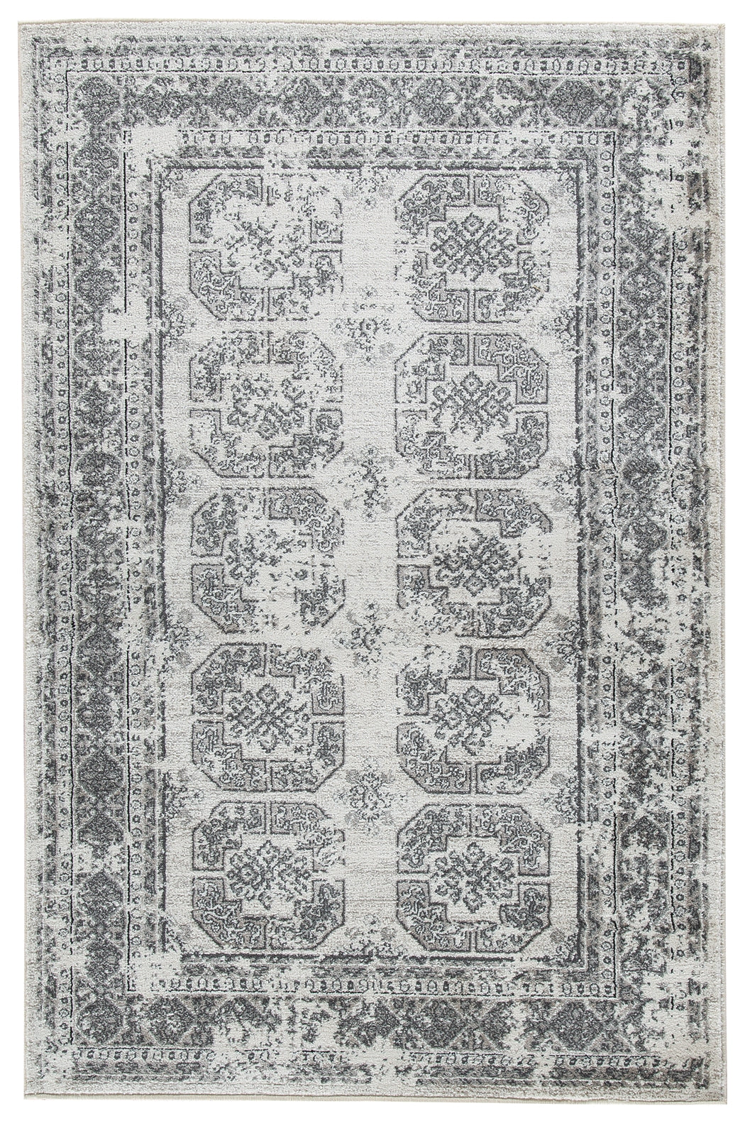 Jirou Cream/Gray 5' X 7'6" Rug