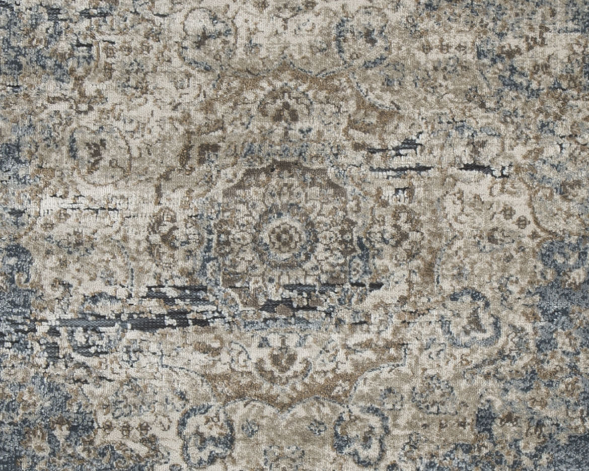 South Blue/Beige 5' X 7' Rug