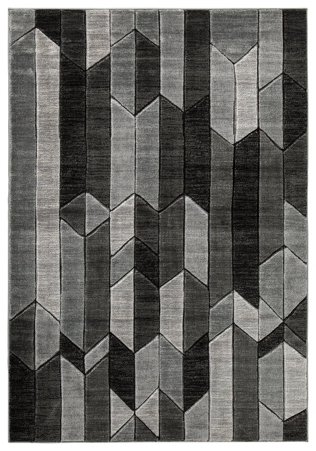 Chayse Black/Gray 5' X 6'7" Rug