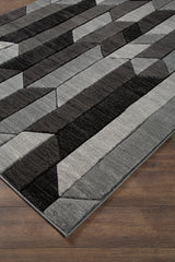 Chayse Black/Gray 6'6" X 9'6" Rug