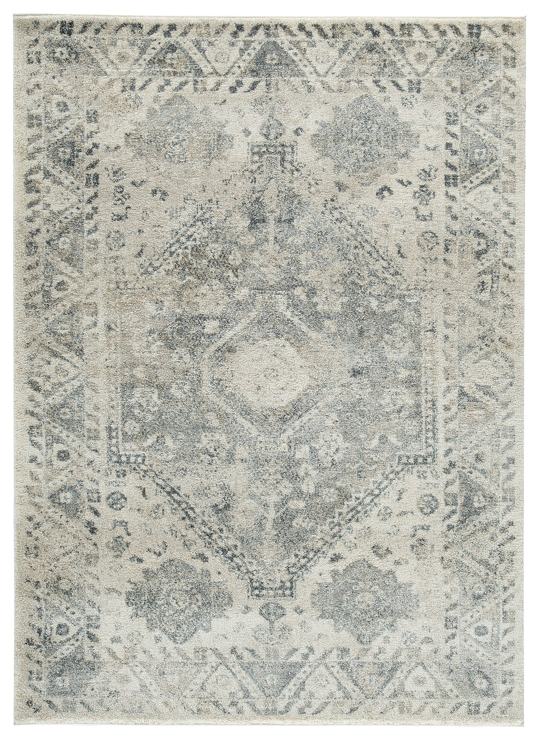 Precia Gray/Cream 7'10" X 10'6" Rug