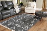 Maysel Charcoal/White 7'10" X 9'10" Rug