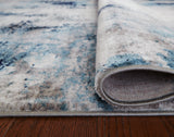 Leonelle White/Blue/Gray 7'10" X 10' Rug