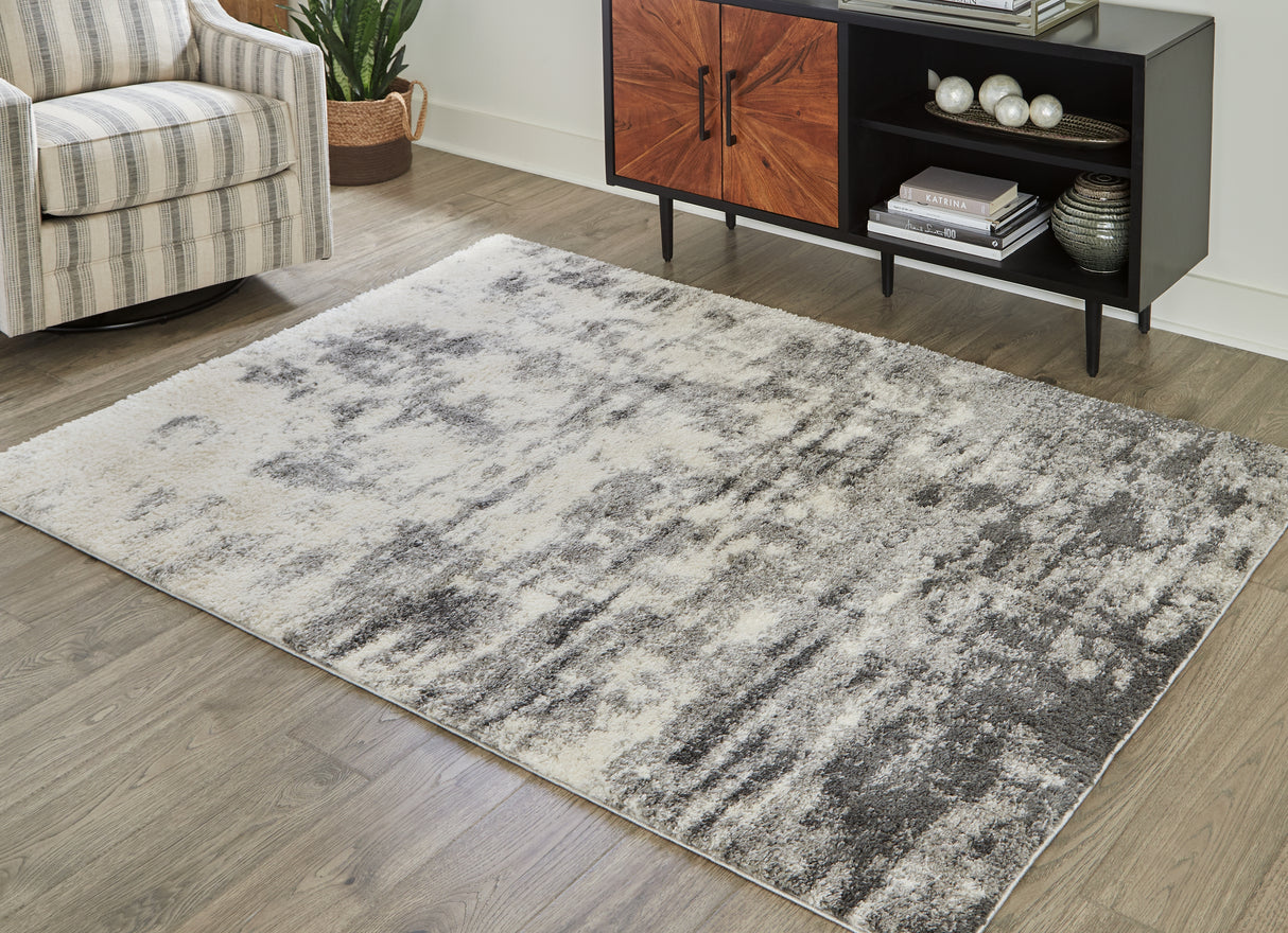 Gerdie Cream/Gray 5'3" X 7'3" Rug