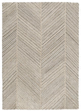 Leaford Taupe/Brown/Gray 5' X 7' Rug