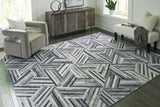 Adalock Gray/Cream 7'10" X 10' Rug