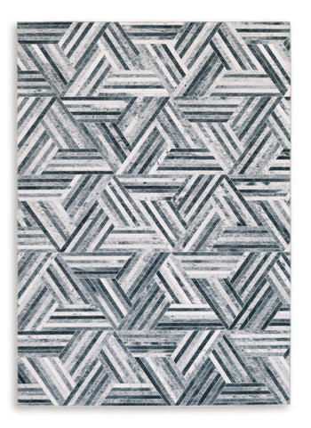 Adalock Gray/Cream 5' X 7' Rug