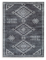 Arloman Black/Cream/Gray 5' X 7' Rug