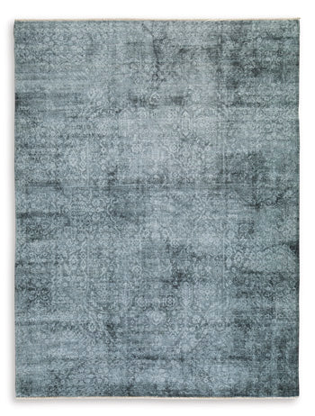 Rhysill Teal 5' X 7' Rug