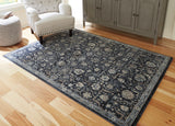 Hilcott Blue/Cream/Brown 5'3" X 7'3" Rug