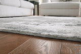 Aworley Gray/White 7'8" X 10' Rug