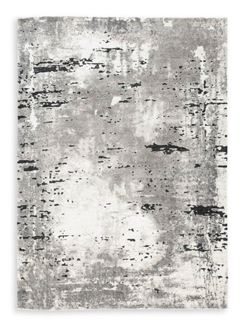 Aworley Gray/White 5' X 7' Rug