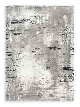 Aworley Gray/White 7'8" X 10' Rug