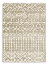 Bunchly Tan/Brown/Cream 5' X 7' Rug