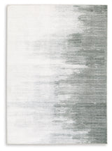 Milset Black/White/Gray 5' X 7' Rug