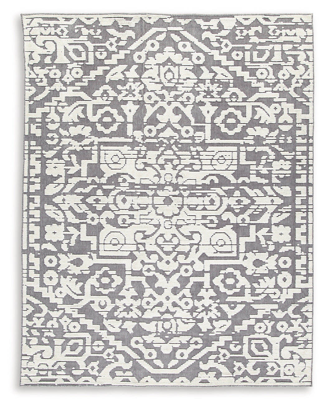 Oddetteley Gray/Ivory 7'10" X 10'1" Rug