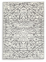 Oddetteley Gray/Ivory 4'11" X 7'2" Rug