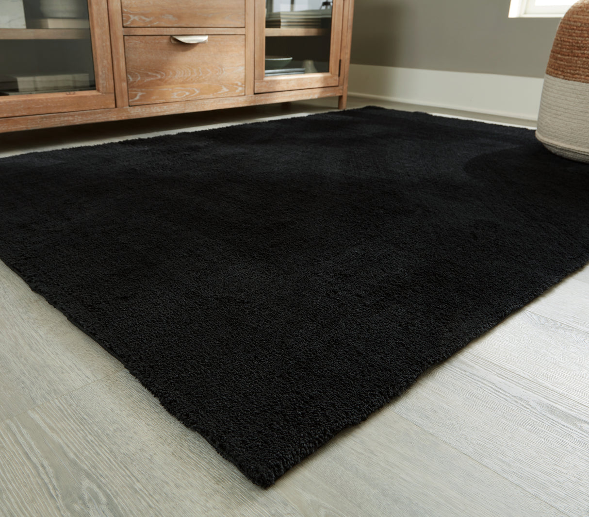 Annaben Black Large Rug