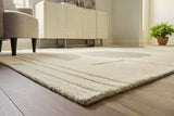 Dallane Linen/Blue/Green Large Rug