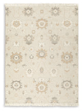 Calkin Linen/Gray/Caramel Large Rug