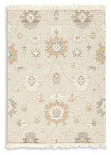 Calkin Linen/Gray/Caramel Medium Rug