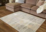 Elaning Linen/Gray/Caramel Medium Rug